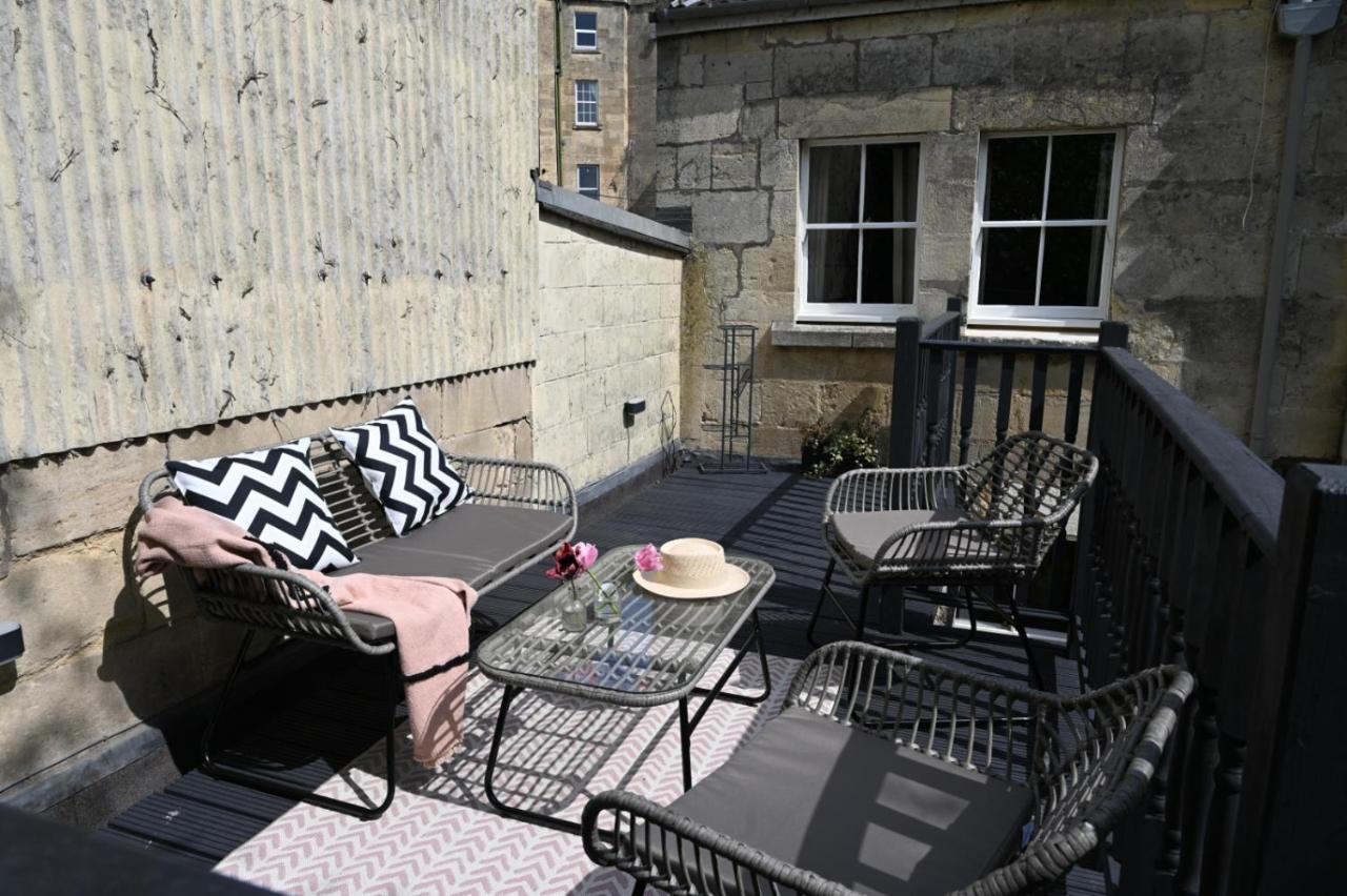 Charming Georgian Cottage With Private Sun Terrace Bath Exterior photo